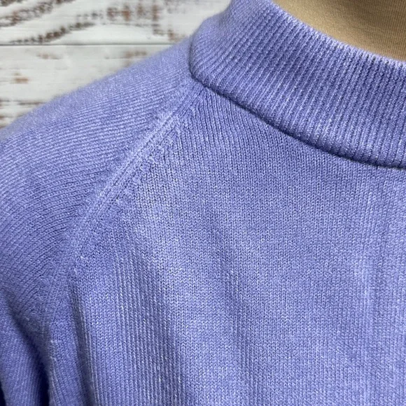 Carolyn Taylor Lavender Crew Neck Sweater - Picture 2 of 3